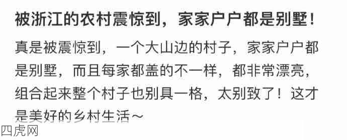 一整个震惊，浙江农村都这样吗